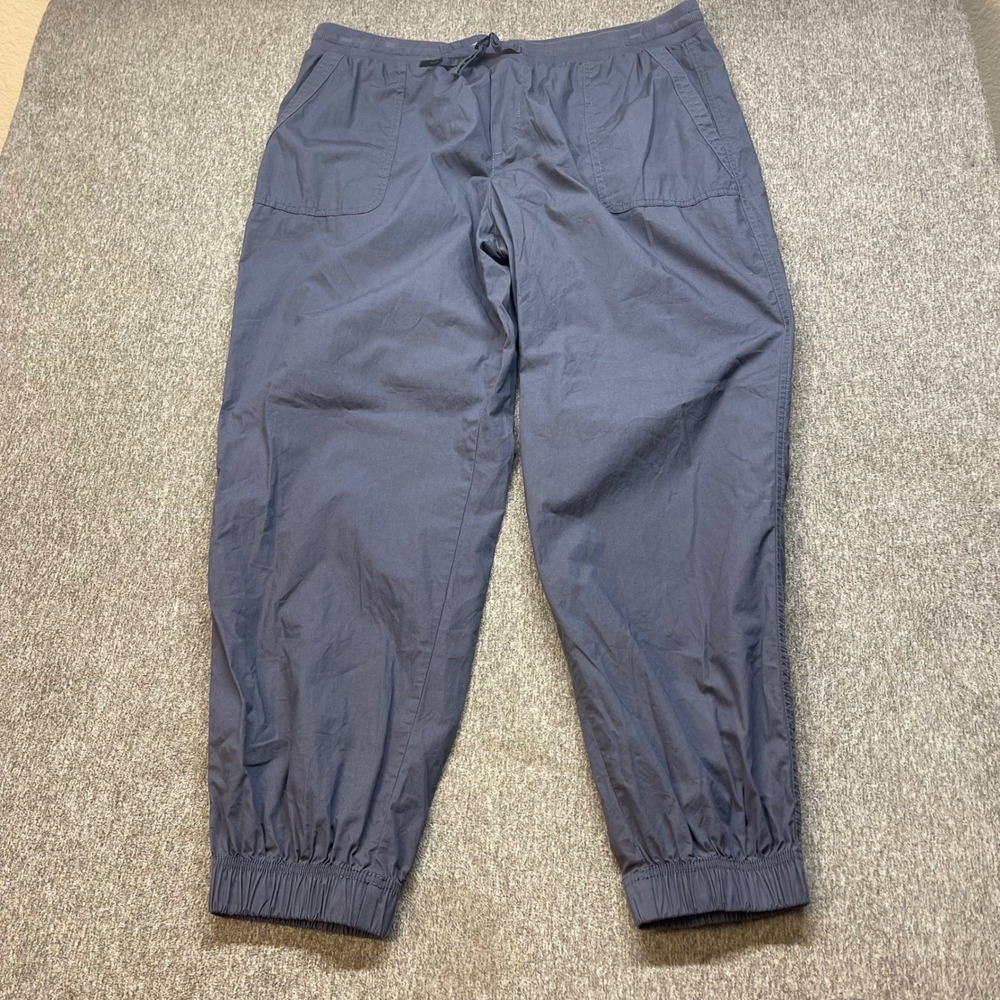 Pact Organic Cotton Jogger Pants Charcoal Gray XL Drawstring Elastic Waist